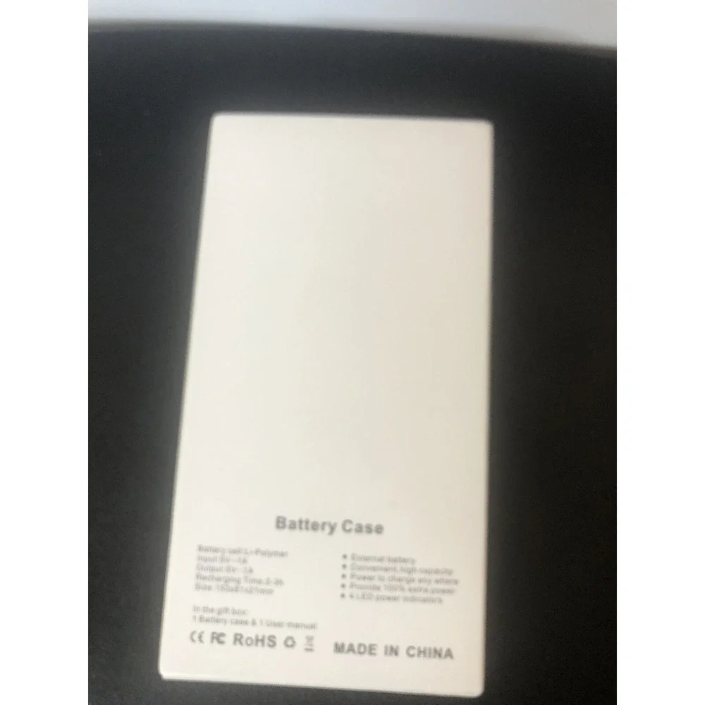 Battery Case‎ 5200mAh for iPhone Size 153x81x21mm Portable Charge